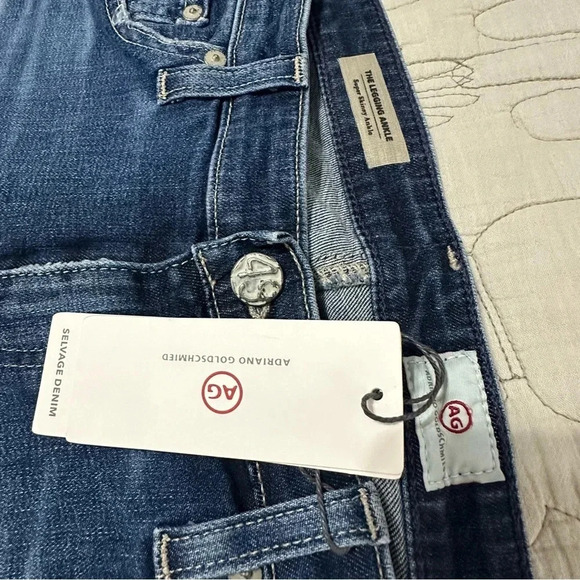 NWT AG Adriano Goldschied 30 The Legging Ankle Super Skinny Ankle Distressed - Picture 3 of 7